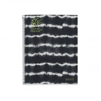 SVESKA  A4 120 DIKTO BLACK TIE DYE 