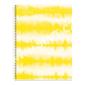 SVESKA  A5 120 DIKTO 90G TIE DYE YELLOW NEON 