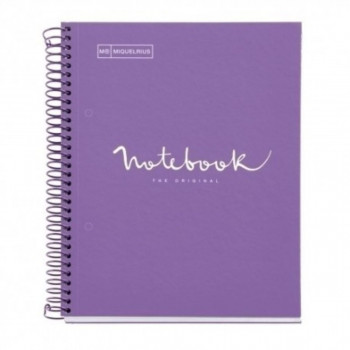 SVESKA A5 80 SQU. 90G EMOTIONS PURPLE 46680MR 