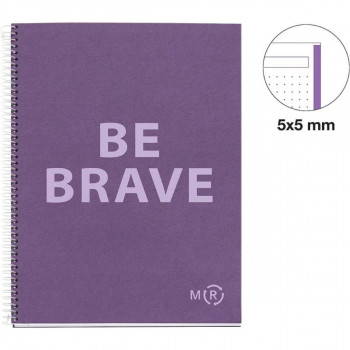 SVESKA A4 80 DOTS 90G BE ECO AMETHYSTES 46893MR 