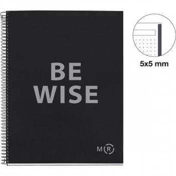 SVESKA A4 80 DOTS 90G BE ECO ANTHRACITEES 46896MR 