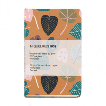 NOTES DOTS OCHRE AUTUMN LEAVES 