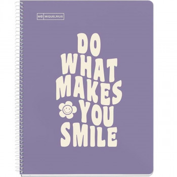 SVESKA A4 80 DOTS 90G MESSAGES PURPLE 