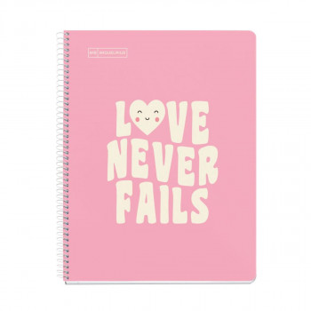 SVESKA A4 80 HOR 90G MESSAGES PINK 