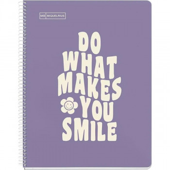 SVESKA A4 80 HOR 90G MESSAGES PURPLE 
