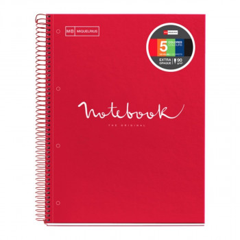 SVESKA A5 80 HOR 90G EMOTIONS RED 