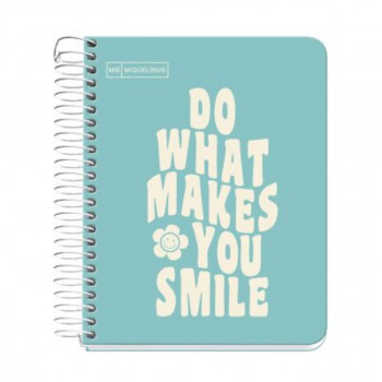 SVESKA A6 100 HOR 90G MESSAGES SKY BLUE 