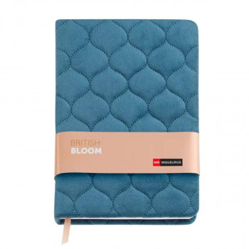 SVESKA A5 DOTTED VELVET BLUE BR.BLOOM 