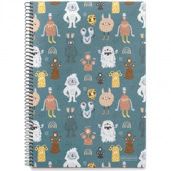 SVESKA 215 X 315 MM NOTEBOOK MONSTERS 