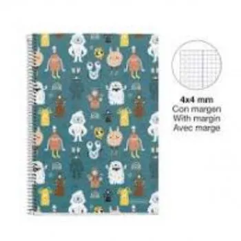 SVESKA 215 X 315 MM NOTEBOOK MONSTERS 