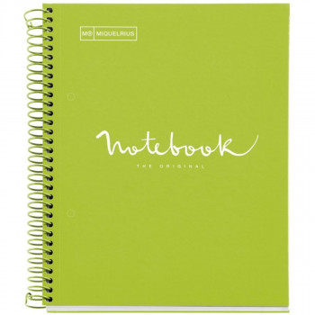 SVESKA  A5 80 SQU. 90G EMOTIONS LIME 