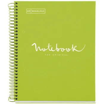 SVESKA  A5 80 SQU. 90G EMOTIONS LIME 
