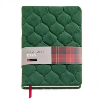 SVESKA A5 DOT TED GREEN VELVET H.DAYS MR08294 