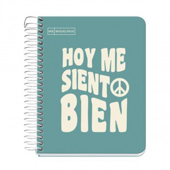 SVESKA A6 100 SQU 90G MESSAGES TURQUOISE 