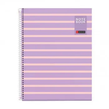 SVESKA A4 80 HOR BETWEEN THE LINES MAUVE 