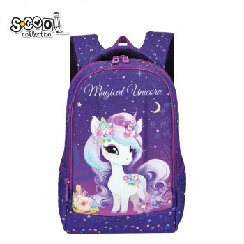 RANAC OJAČANA LEĐA SA CVRSTIM PREDNJIM DZEPOM MAGICAL UNICORN 40*29*14CM SC3318 
