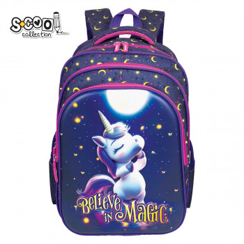 RANAC OJAČANA LEĐA 3D EVA BELIEVE IN MAGIC 42*30*22CM SC3322 