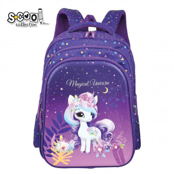 RANAC OJAČANA LEĐA 3D EVA MAGICAL UNICORN 42*30*22CM SC3372 