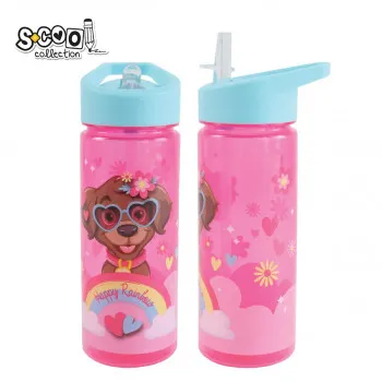 FLAŠICA ZA VODU PVC 6,6/8,5*23CM 600ML  SC3402 