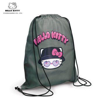 TORBA ZA PATIKE HELLO KITTY GREY 34*40CM 2787 