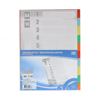 INDEX TTO1-10 A4 KARTONSKI BOJA 