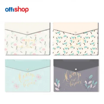 FASCIKLA PISMO DUGME A5 24*18CM OF669  1/12 