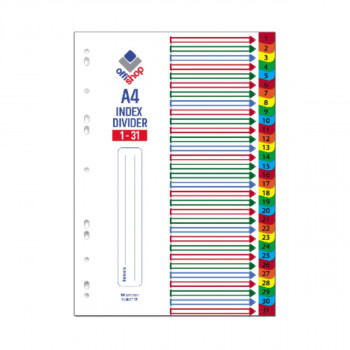 INDEX KARTON 1-31 OF311 