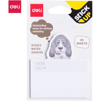 STIKER BLOK  - 3 DIMENZIJE 75x84mm, 25 LISTA EA55902 