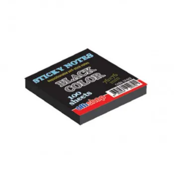 POST IT CRNI  OFFISHOP 75X75 100SHEETS 