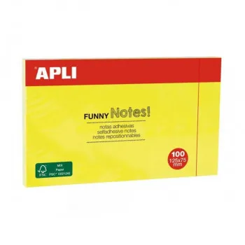 POST IT BRIGHT YELLOW 125X75 15002AP 