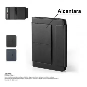 NOTES A5 ALCANTARA CRNI 