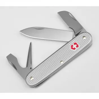 NOŽ VICTORINOX RIBBED ALOX SIL 