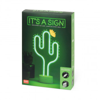 LAMPA LED NEON - IT'S A SIGN - CACTUS 