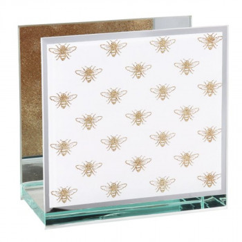 DRŽAČ ZA SVJEĆICE ZLATO MIRROR BEES LP48659 