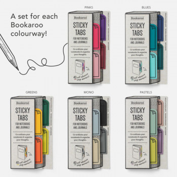 Bookaroo Sticky Tabs - Pinks 