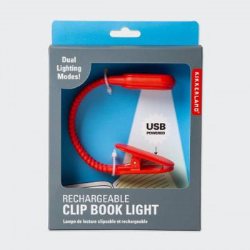 LAMPA ZA ČITANJE PUNJIVA CRVENA 