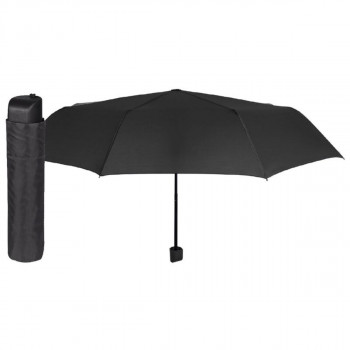KIŠOBRAN PERLETI SKLOPIVI 54CM CRNO 