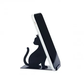 Držač za mobilni, Feline, crni, metal 