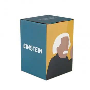 Čaša za olovke, Albert Einstein, bijeli, ceramic 