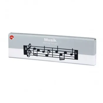 Čiviluk za ključeve Music crni 