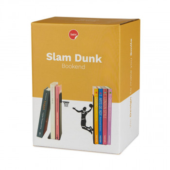 Držač za knjige, Slam Dunk, crni, metal 