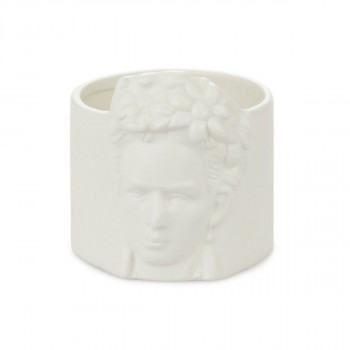 Saksija mini, Frida, bijeli, ceramic 