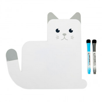 Magnetna tabla za frižider, Meow!, with 2 markers 