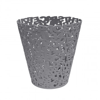 Korpa za otpatke, Letters, gray, plastic 