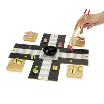 Ludo Board Game, Ludoshi, wood/bamboo 