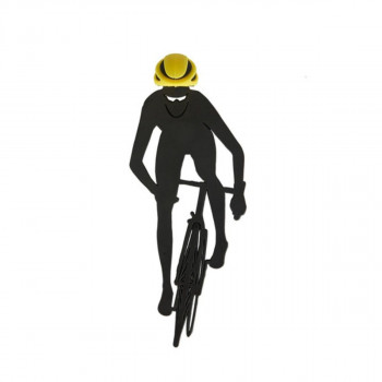 Obilježivač stranica, Cyclist, crni/žuti, plastic 
