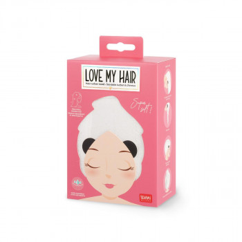 PEŠKIR ZA GLAVU - LOVE MY HAIR - PANDA 