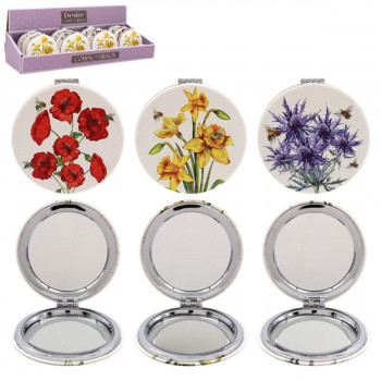 OGLEDALCE COMPACT FLORAL 3 ASST LP73663 