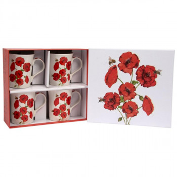 BEETANICAL POPPY ŠOLJA SET OF 4 LP34221 