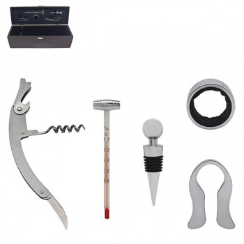 SET ZA VINO WINE CONNOISSEUR OPENER LP49130 